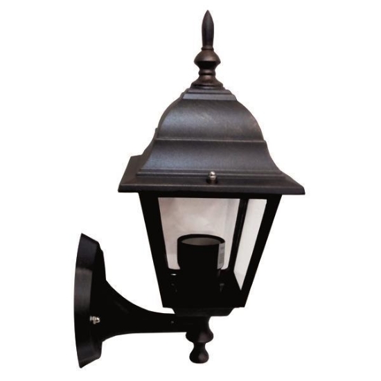Imagine Aplica de perete din aluminiu pătrată E27 bronz Arte Illumina
