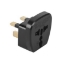 Imagine ADAPTOR TENSIUNE PRIZA UK - UNIVERSAL NEGRU