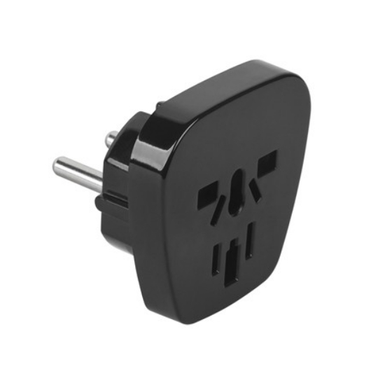 Imagine ADAPTOR TENSIUNE UNIVERSAL NEGRU