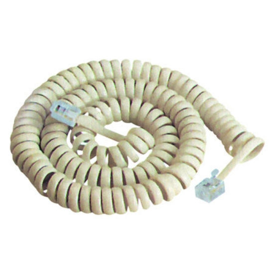 Imagine CABLU TELEFONIC SPIRALAT 2.1M ALB