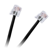 Imagine CABLU TELEFON EXTENSIE NEGRU 15M