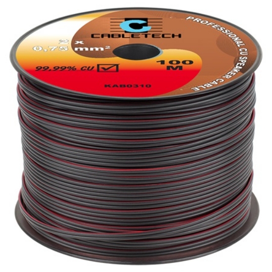 Imagine CABLU DIFUZOR NEGRU 0.75MM CU