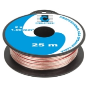 Imagine CABLU DIFUZOR CCA 2X1.00MM TRANSPARENT 25M