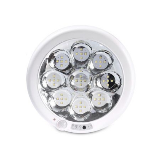 Imagine LAMPA PLAFON ROTUNDA CU SENZOR MISCARE SI ACUMULATOR