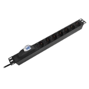 Imagine PDU RACK 19 INCH 7 PRIZE SIGURANTA 16A 2M EMTEX