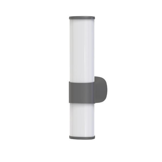 Imagine Aplica de baie din plastic LED 6W 600Lm 3CCT (3000-4000-6000K) 400X68mm IP44 neagră Arte Illumina Breeze