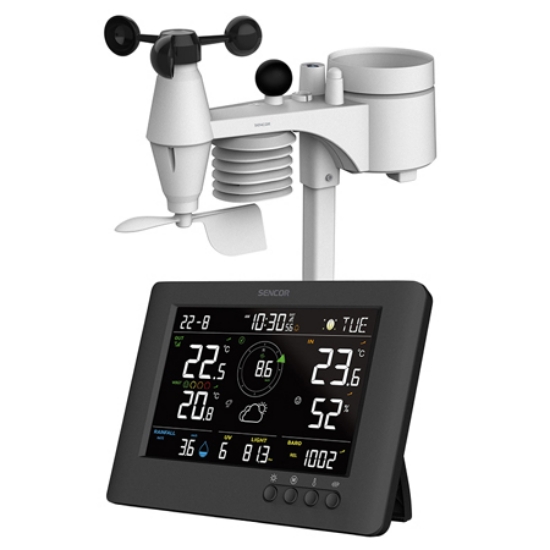 Imagine STATIE METEO PROFESIONALA WBGT WIFI 8 IN 1 SENCOR