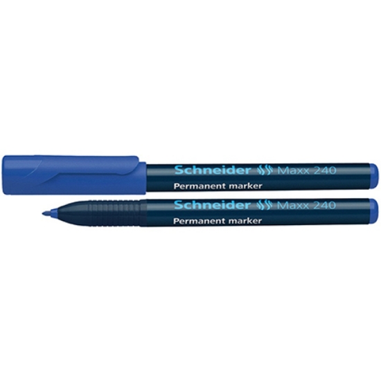 Imagine MARKER PERMANENT 240 VARF ROTUND 2MM ALBASTRU SCHNEIDE