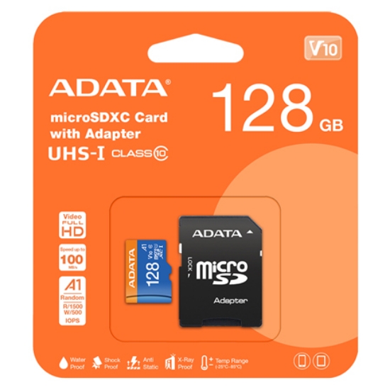 Imagine MICRO SD CARD 128GB CLASS 10 ADATA