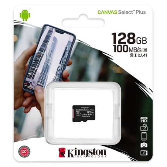 Imagine MICRO SD CARD 128GB CLASS 10 KINGSTON