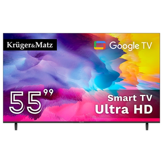 Imagine GOOGLE SMART TV 5.0 55 inch 141CM ULTRAHD 4K KRUGER&MATZ