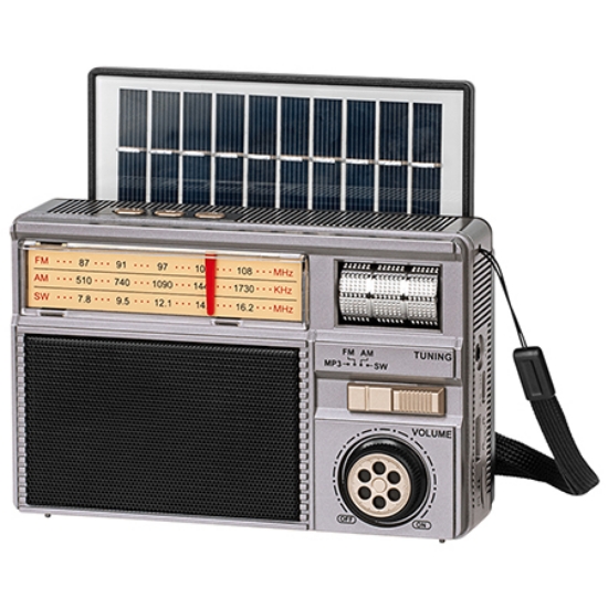 Imagine RADIO PORTABIL ANALOG INCARCARE SOLARA KRUGER&MATZ