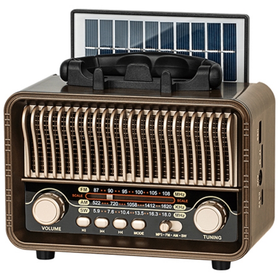 Imagine RADIO PORTABIL ANALOG INCARCARE SOLARA KRUGER&MATZ