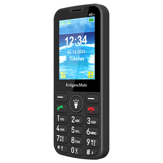 Imagine TELEFON GSM SENIORI 4G BUTON SOS KRUGER&MATZ