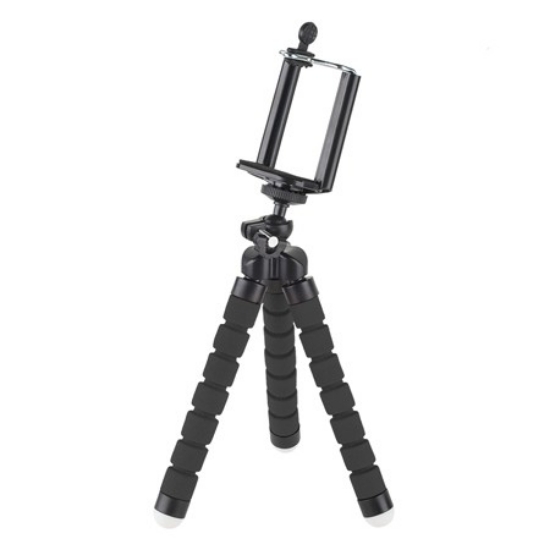 Imagine TREPIED TELEFON CAMERA NEGRU KRUGER&MATZ