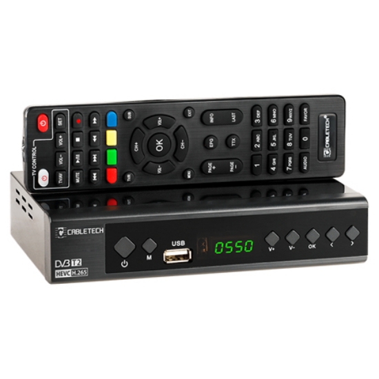 Imagine TUNER DIGITAL TERESTRU / CABLU DVB-T2/C H.265 CABLETECH