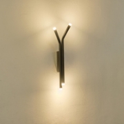 Imagine Aplica de perete din aluminiu-metal-acrilic 4Light LED 8W 560Lm 3000K 400X75mm neagră Arte Illumina Cascade