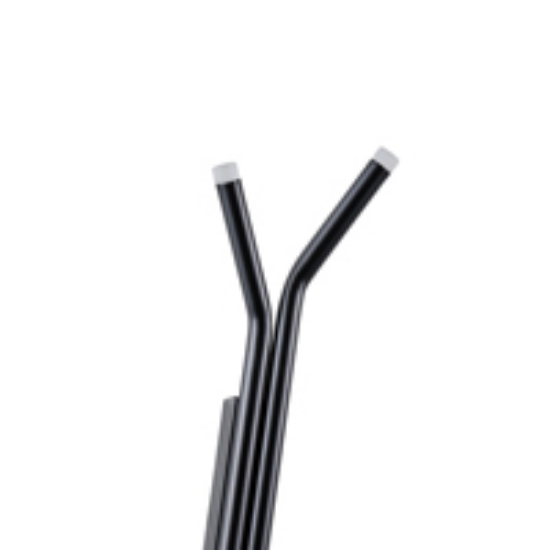 Imagine Aplica de perete din aluminiu-metal-acrilic 4Light LED 8W 560Lm 3000K 400X75mm neagră Arte Illumina Cascade