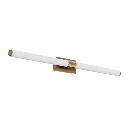 Imagine Aplica de baie din aluminiu-plastic LED 8W 720Lm 4000K 600X65mm IP44 bronz Arte Illumina Neos