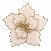Imagine FLOARE DECORATIVA DE CRACIUN 22X19CM SYSDH-A3025045