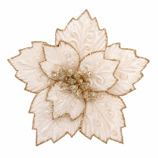 Imagine FLOARE DECORATIVA DE CRACIUN 22X19CM SYSDH-A3025045