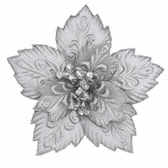 Imagine FLOARE DECORATIVA DE CRACIUN 22X19CM SYSDH-A3025046