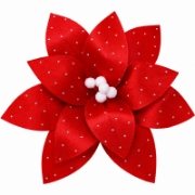 Imagine FLOARE DECORATIVA DE CRACIUN 26X15CM SYSDH-A3025083