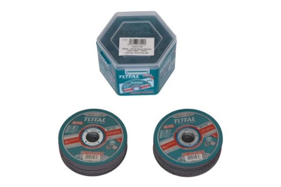 Imagine TOTAL - SET 50 DISCURI ABRAZIVE TAIERE METAL - 115MM