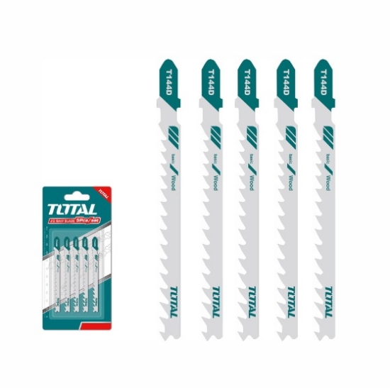 Imagine TOTAL - SET LAME FIERASTRAU PENDULAR PENTRU LEMN 74MM 6TPI - 5 BUC