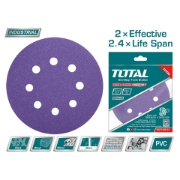 Imagine TOTAL - DISC HARTIE ABRAZIVA 125MM - P40,P60,P80,P120