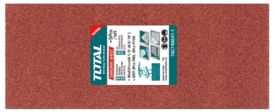Imagine TOTAL - HARTIE ABRAZIVA PENTRU MASINA DE SLEFUIT