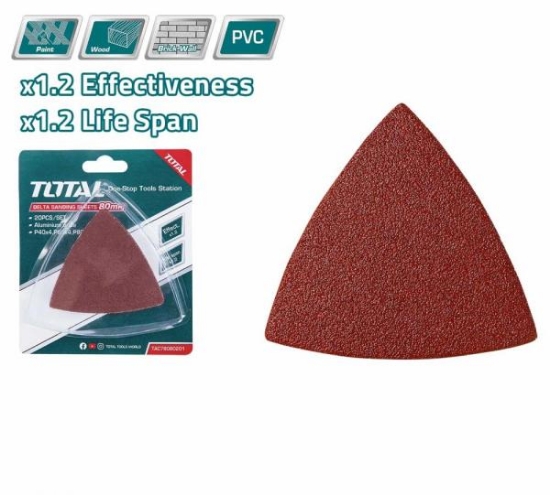 Imagine TOTAL - HARTIE ABRAZIVA DELTA 80MM P40,P60,P80,P120