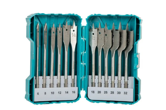 Imagine TOTAL - SET 12 BUC BURGHIE PLATE PENTRU LEMN