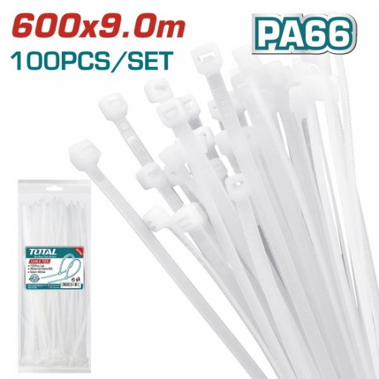 Imagine TOTAL - COLIERE DE PLASTIC - 100BUC - 9X600MM NYLON 66