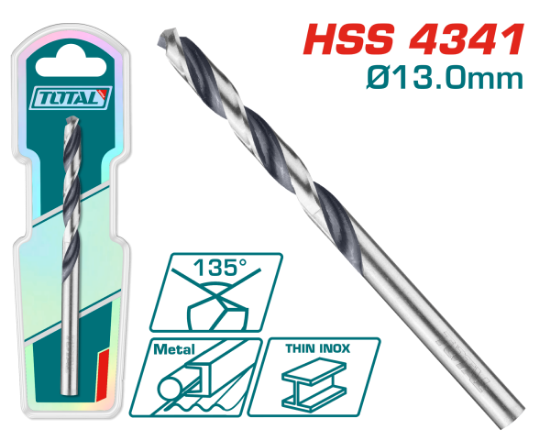 Imagine TOTAL - BURGHIU PENTRU METAL HSS - 13X151MM