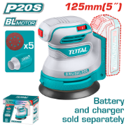 Imagine TOTAL - MASINA DE SLEFUIT ROTATIVA - 125MM - LI-ION - 20V