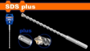 Imagine WADFOW - BURGHIU CU PRINDERE SDS PLUS - CAP CRUCE  - 10X160MM