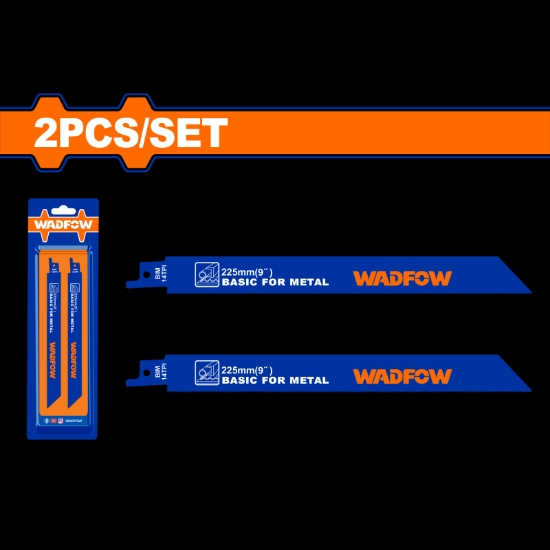 Imagine WADFOW - SET LAME FIERASTRAU SABIE - METAL - 225MM 14TPI