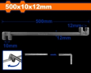 Imagine WADFOW - CHEIE PENTRU FIER-BETON - 10X12X500MM