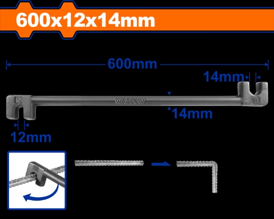 Imagine WADFOW - CHEIE PENTRU FIER-BETON - 12X14X600MM