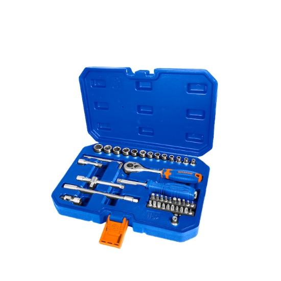 Imagine WADFOW - TRUSA DE CHEI TUBULARE 1/4'' CU ANTRENOR 45 PIESE