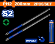 Imagine WADFOW - SET BITI IMPACT PH2 200MM - 2 BUC