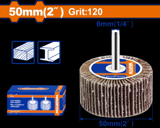 Imagine WADFOW - PERIE SMIRGHEL 50X25X6MM P120