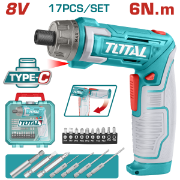 Imagine TOTAL - SURUBELNITA 8V LI-ION +ACCESORII, INCARCARE USB