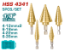 Imagine TOTAL - SET 5 BUCATI BURGHIE IN TREPTE HSS 4341