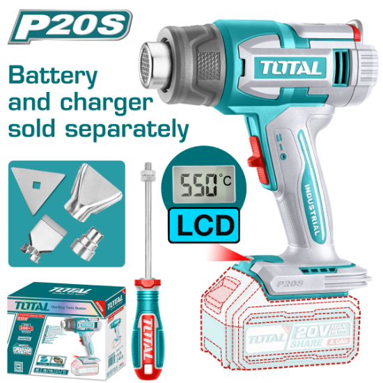 Imagine TOTAL - SUFLANTA CU AER CALD - 20V (NU INCLUDE ACUMULATOR)