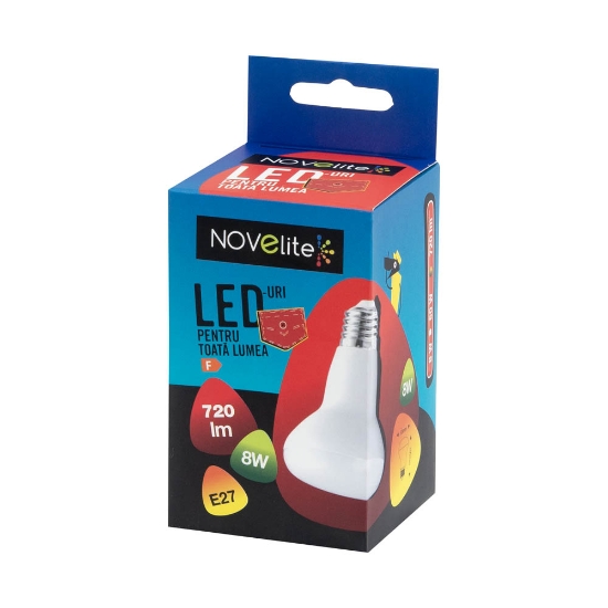 Imagine Bec LED spot R63 8W E27 6400K, Novelite