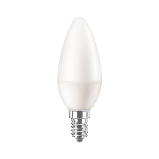 Imagine Bec LED lumânare B38 7W E14 865, Corepro Philips