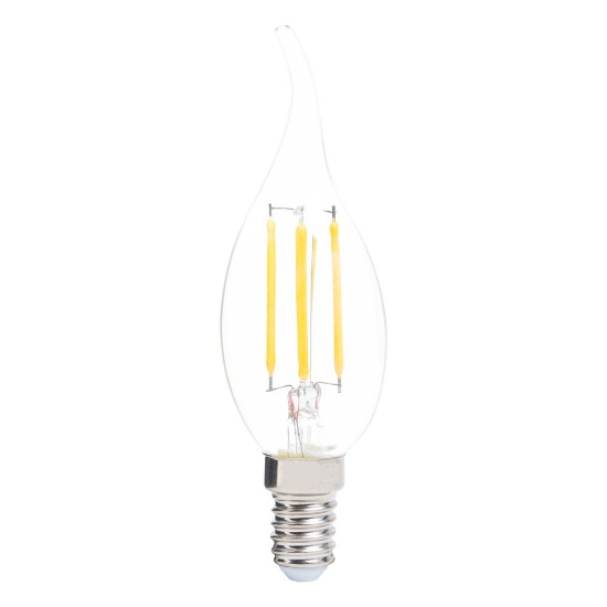 Imagine Bec LED lumanare flacara 4W E14 2700K