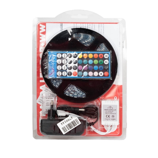 Imagine Kit bandă LED RGB+WW 10W IP65 5m 12V – HOMELIGHT